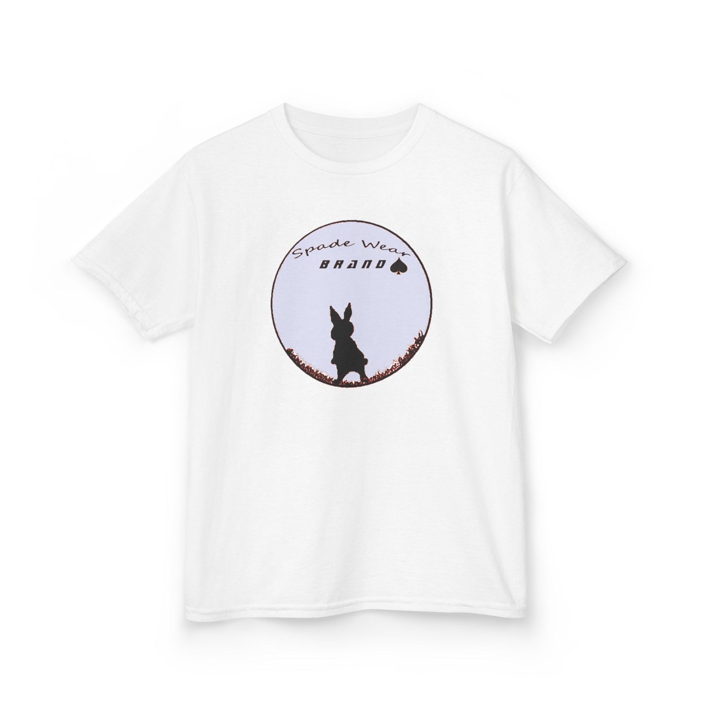Kids Rabbit Silhouette v2 Tee for Boys and Girls...Animal Lover Gift, Spring Birthday, Kids Fashion Tee