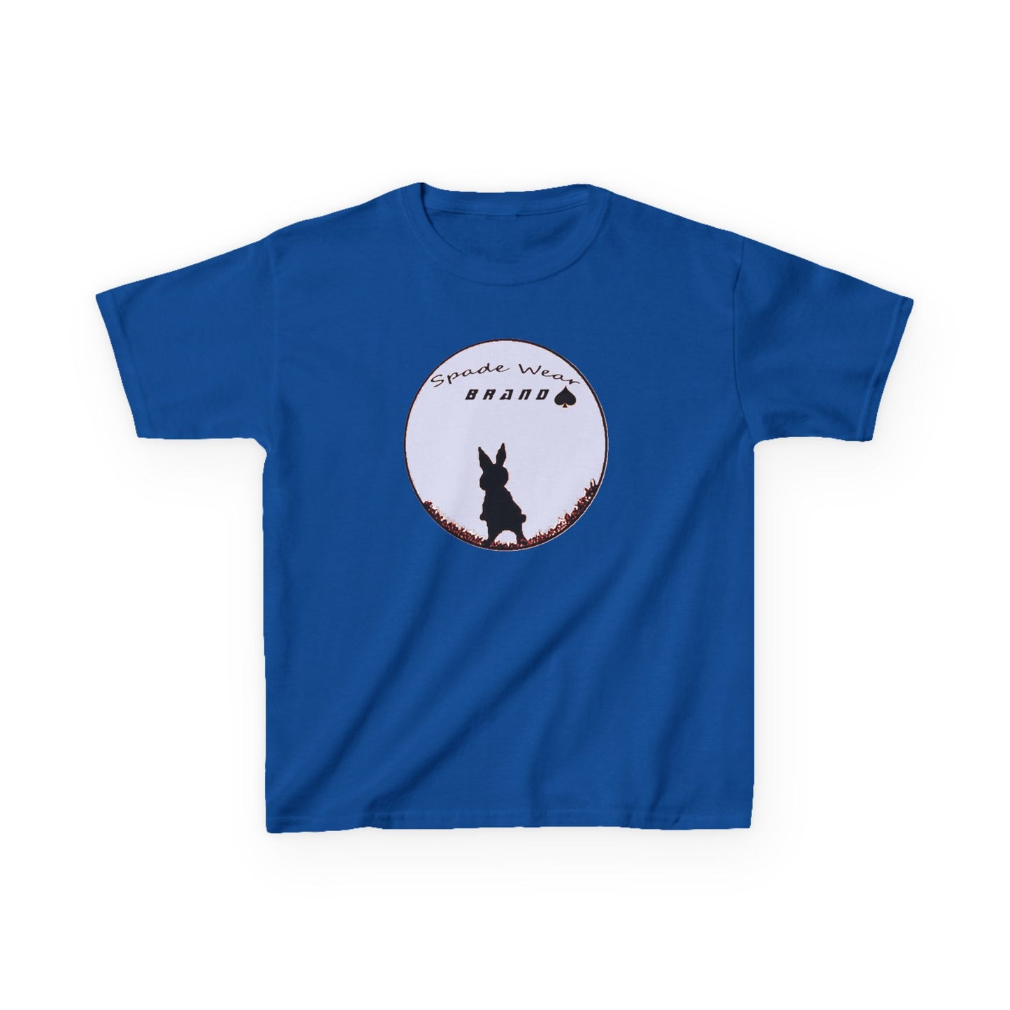 Kids Rabbit Silhouette v2 Tee for Boys and Girls...Animal Lover Gift, Spring Birthday, Kids Fashion Tee