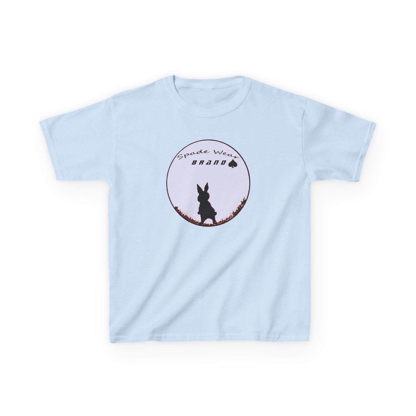 Kids Rabbit Silhouette v2 Tee for Boys and Girls...Animal Lover Gift, Spring Birthday, Kids Fashion Tee