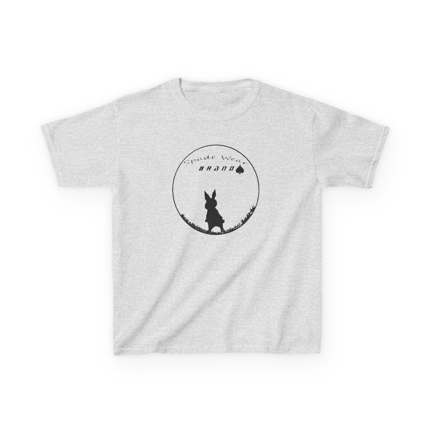 Kids Rabbit Silhouette Tee for Boys and Girls...Animal Lover Gift, Spring Birthday, Kids Fashion Tee