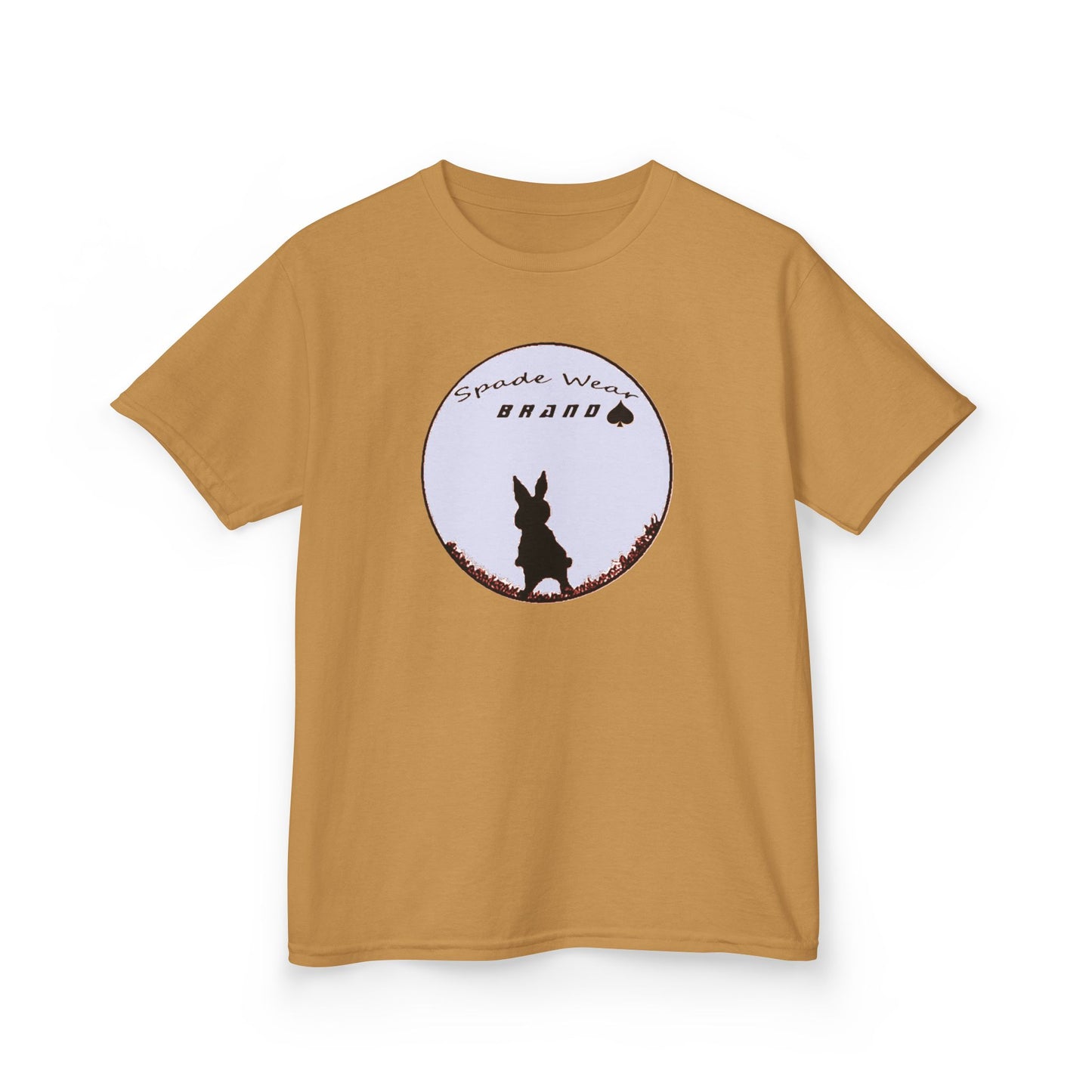 Kids Rabbit Silhouette v2 Tee for Boys and Girls...Animal Lover Gift, Spring Birthday, Kids Fashion Tee