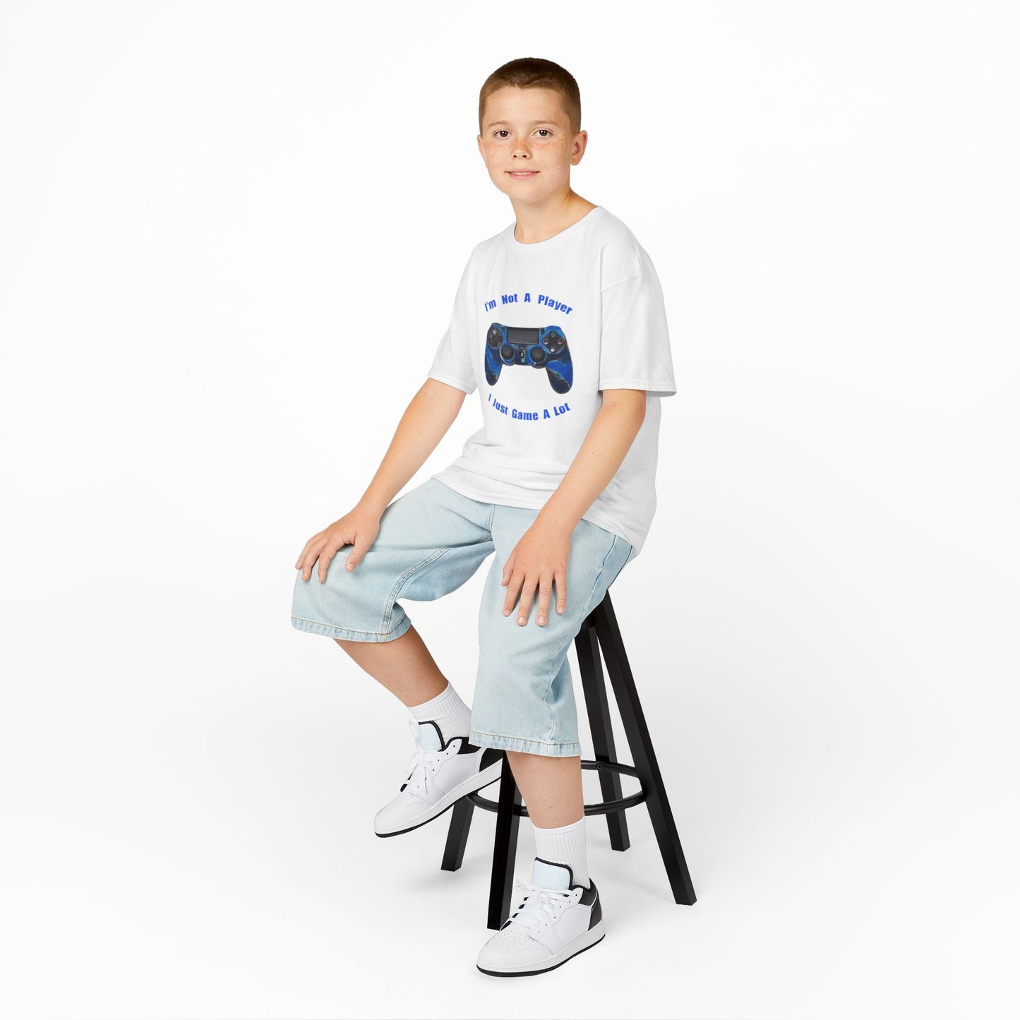 Kids Gamer Tee - "I'm Not A Player, I Just Game A Lot"