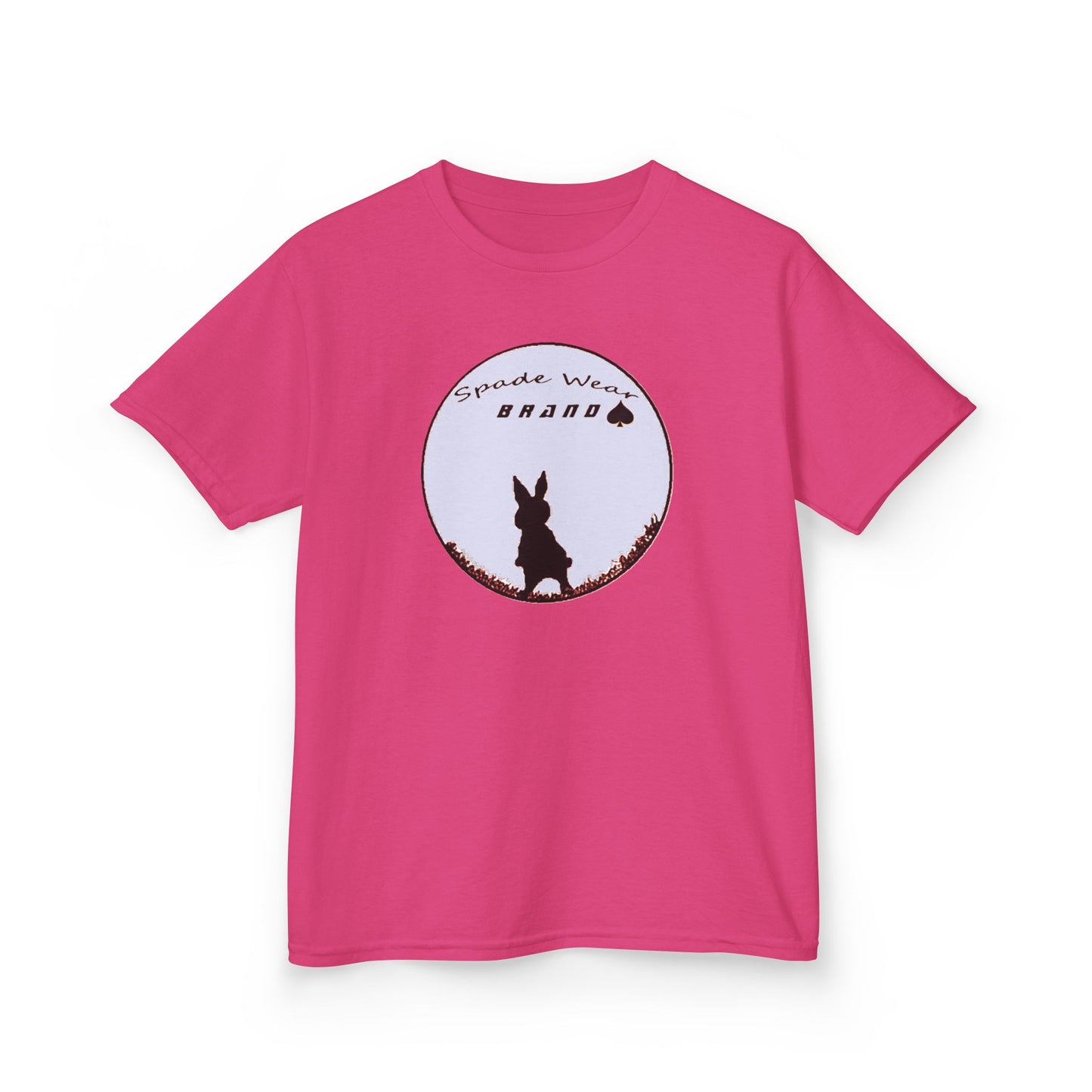 Kids Rabbit Silhouette v2 Tee for Boys and Girls...Animal Lover Gift, Spring Birthday, Kids Fashion Tee