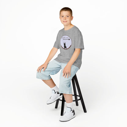 Kids Rabbit Silhouette v2 Tee for Boys and Girls...Animal Lover Gift, Spring Birthday, Kids Fashion Tee