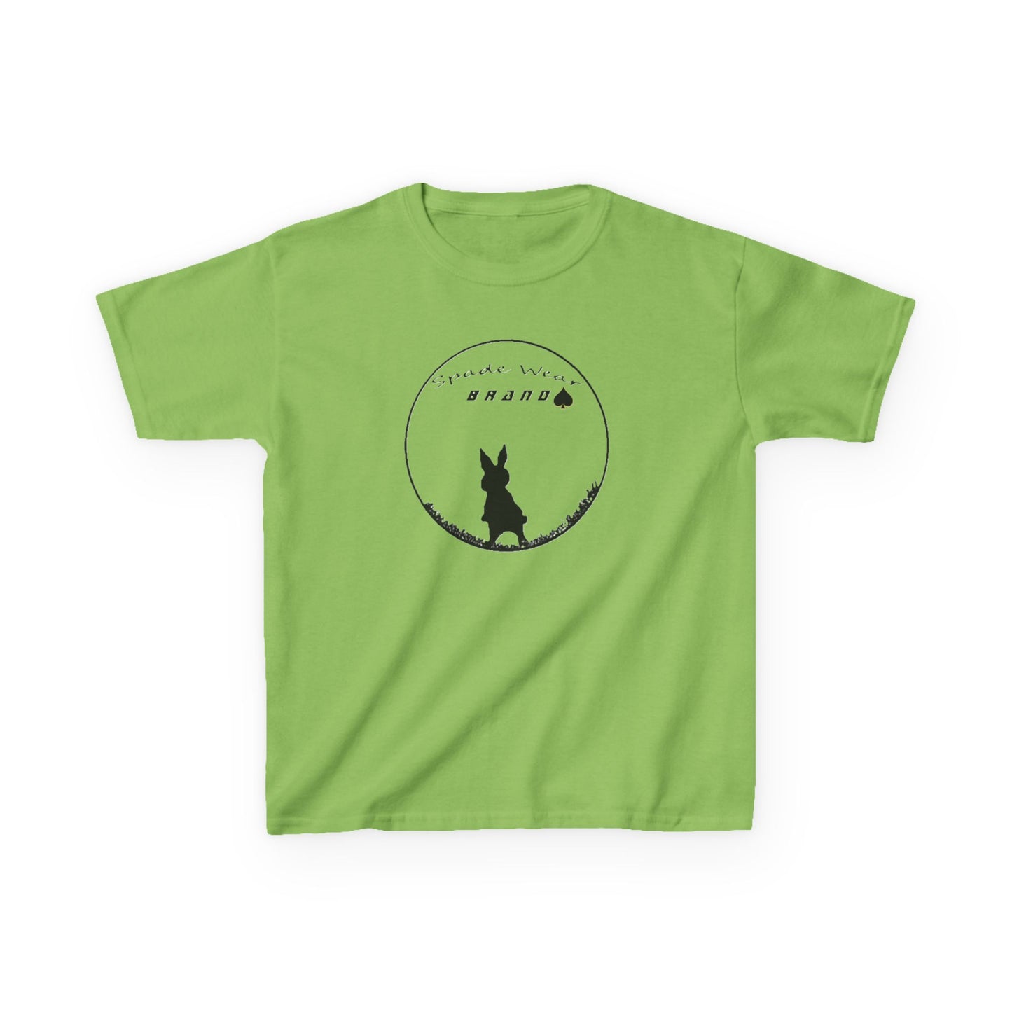 Kids Rabbit Silhouette Tee for Boys  and Girls...Animal Lover Gift, Spring Birthday, Kids Fashion Tee