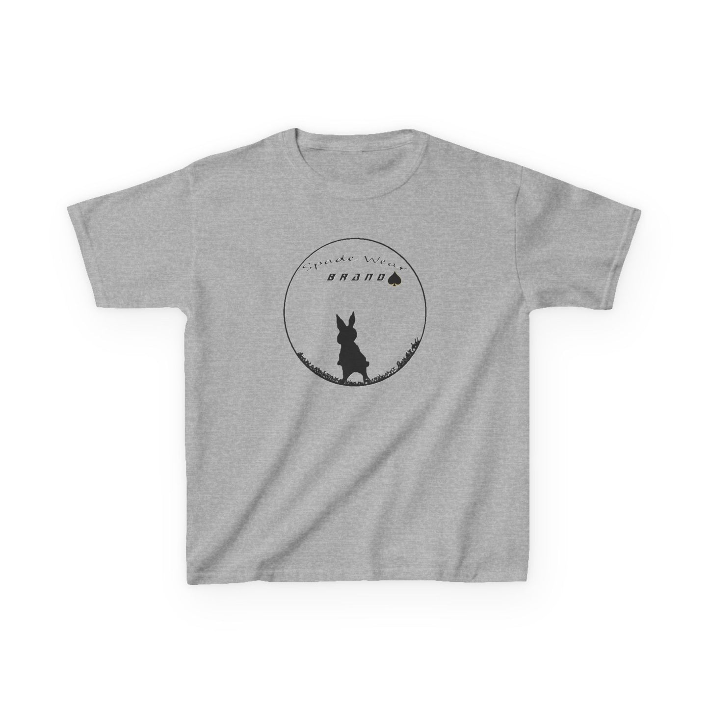 Kids Rabbit Silhouette Tee for Boys  and Girls...Animal Lover Gift, Spring Birthday, Kids Fashion Tee