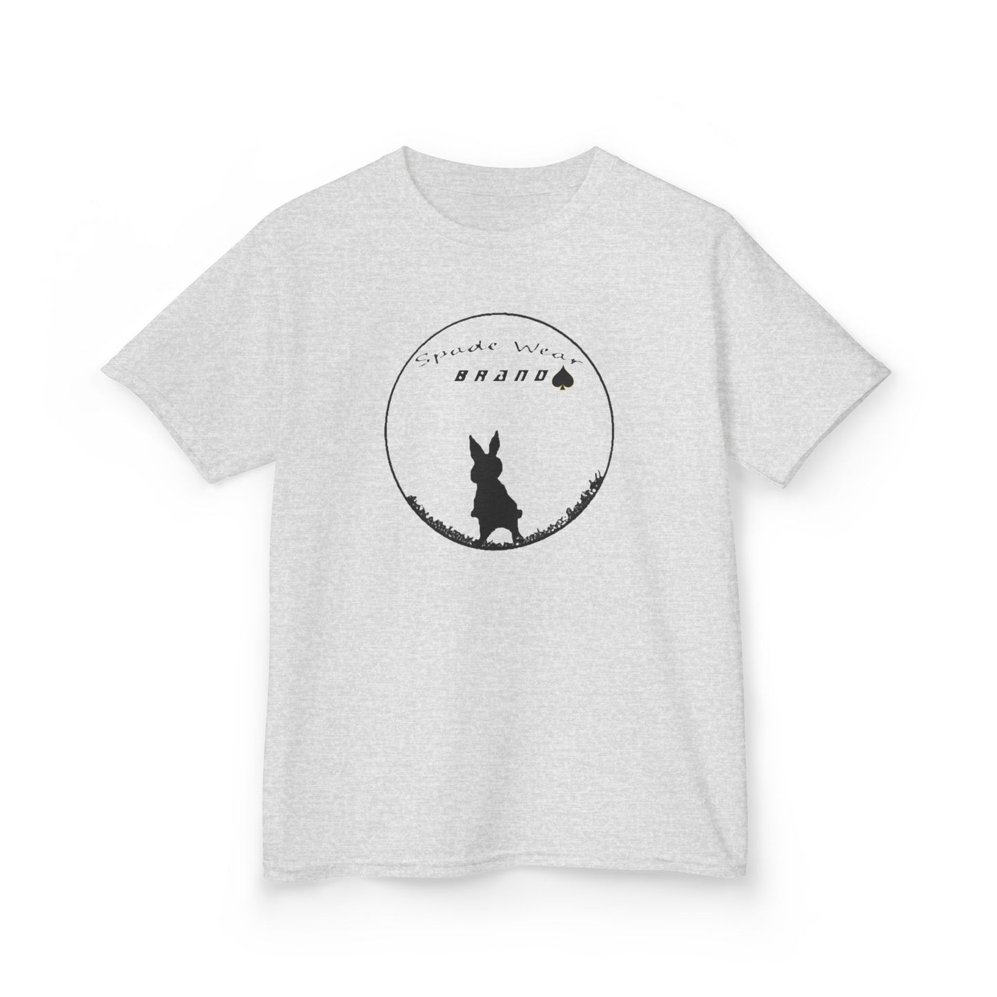 Kids Rabbit Silhouette Tee for Boys  and Girls...Animal Lover Gift, Spring Birthday, Kids Fashion Tee