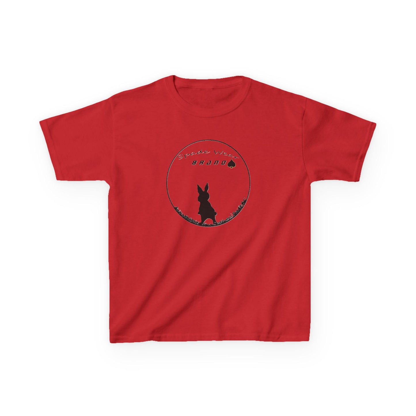 Kids Rabbit Silhouette Tee for Boys  and Girls...Animal Lover Gift, Spring Birthday, Kids Fashion Tee