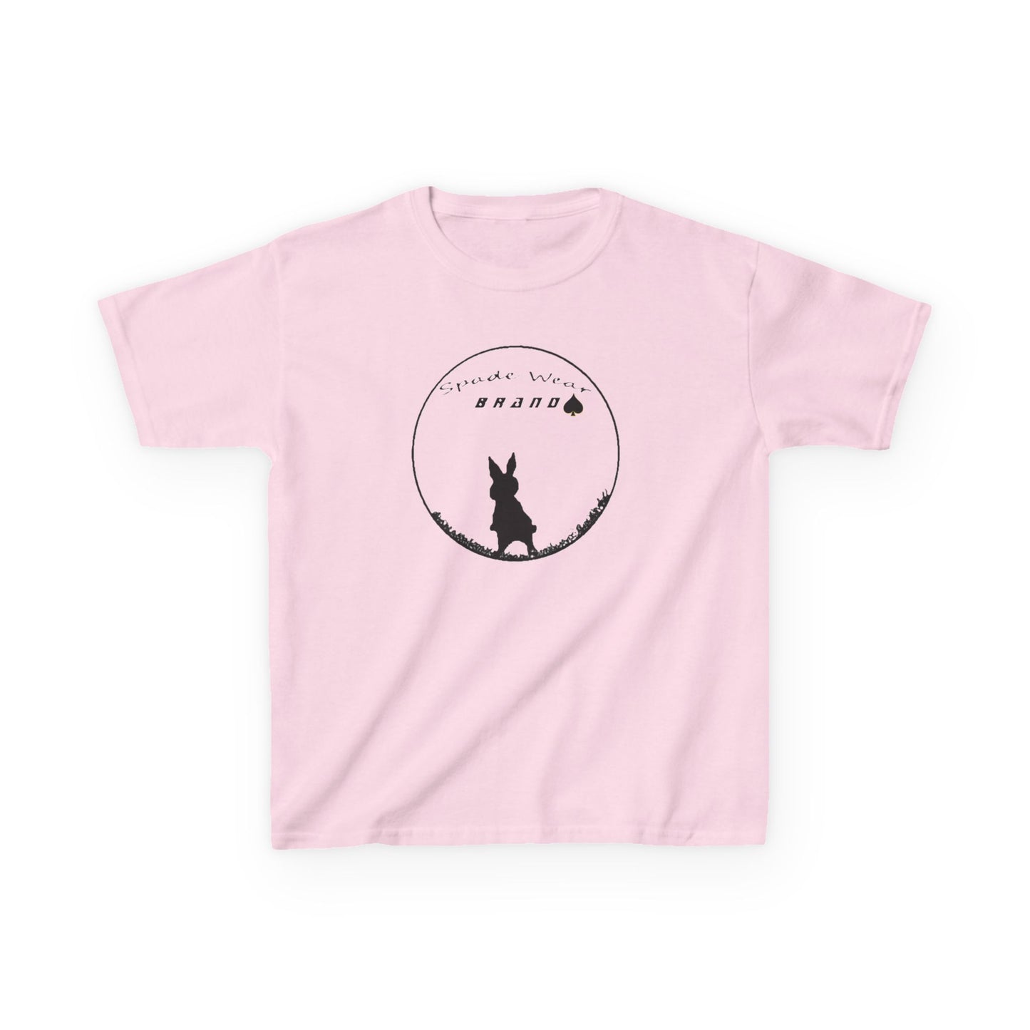 Kids Rabbit Silhouette Tee for Boys  and Girls...Animal Lover Gift, Spring Birthday, Kids Fashion Tee