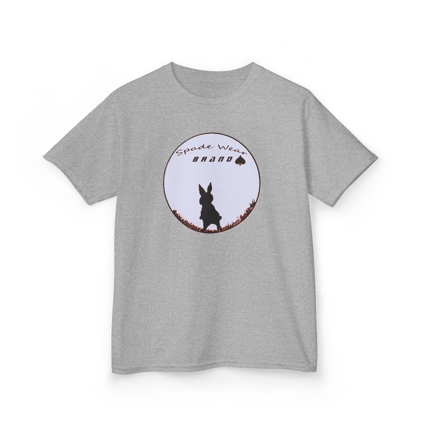 Kids Rabbit Silhouette v2 Tee for Boys and Girls...Animal Lover Gift, Spring Birthday, Kids Fashion Tee