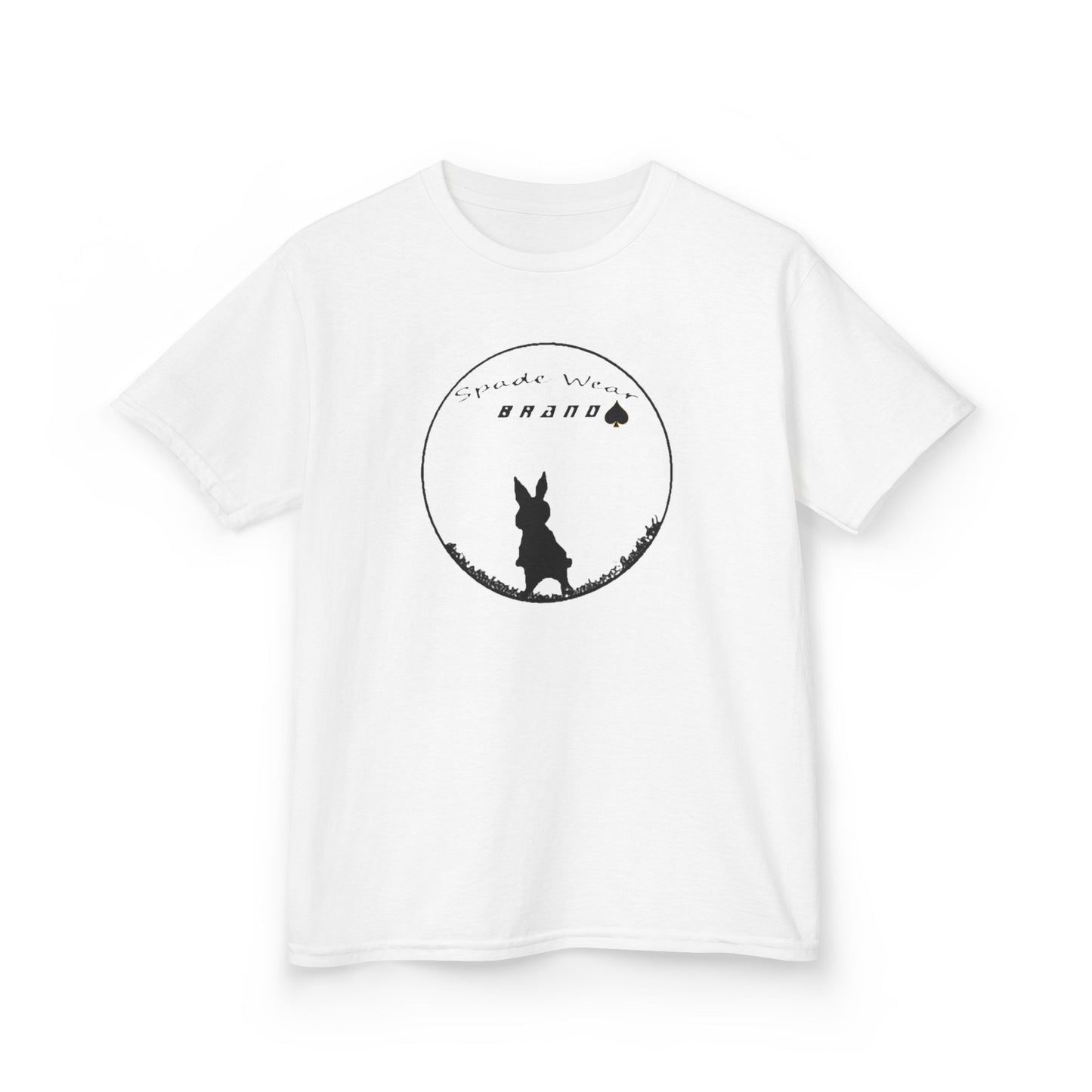 Kids Rabbit Silhouette Tee for Boys  and Girls...Animal Lover Gift, Spring Birthday, Kids Fashion Tee
